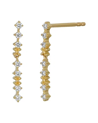 Bony Levy Mykonos 18k 0.12 Ct. Tw. Diamond Drop Ear Earrings In Gold