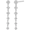 Bony Levy Mykonos 18k White Gold Diamond Linear Drop Earrings In Gray