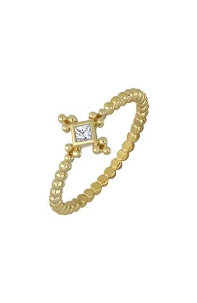 Bony Levy Mykonos 18k Yellow Gold Diamond Stackable Ring