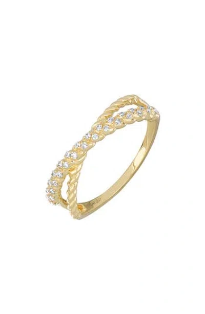 Bony Levy Mykonos Diamond Crossover Ring In Gold