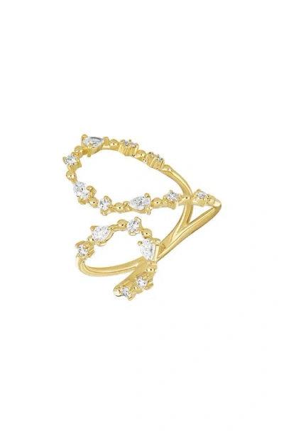 Bony Levy Mykonos Diamond Crossover Ring In Gold