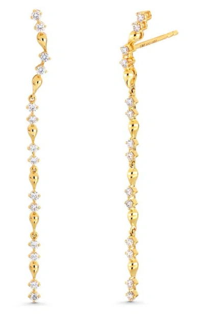 Bony Levy Mykonos Diamond Drop Earrings In Gold
