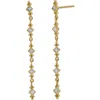 Bony Levy Mykonos Diamond Linear Drop Earrings In Gold