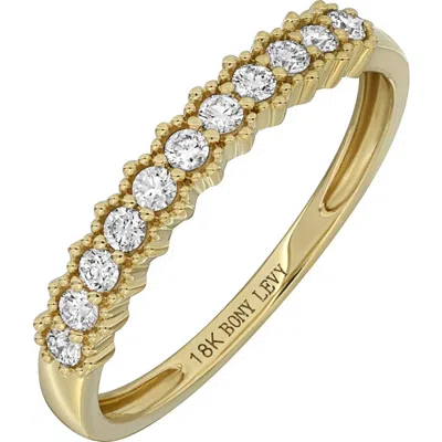 Bony Levy Mykonos Diamond Stackable Ring In 18k Yellow Gold
