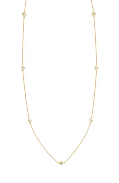 Bony Levy Mykonos Diamond Station Necklace In 18k Yellow Gold
