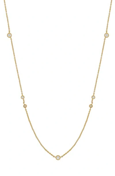 Bony Levy Mykonos Diamond Station Necklace In 18k Yellow Gold