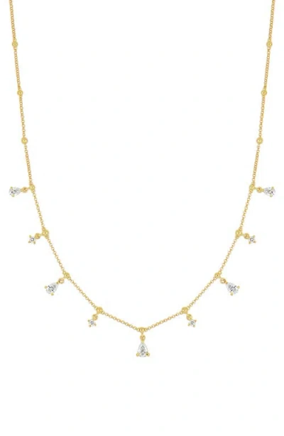 Bony Levy Mykonos Diamond Station Necklace In Brown