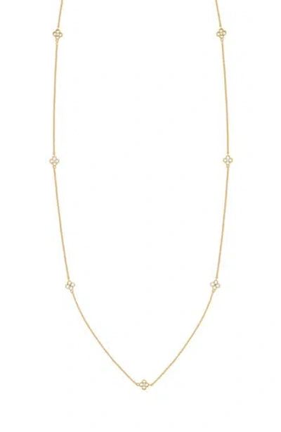 Bony Levy Mykonos Diamond Station Necklace In Gold