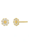 Bony Levy Mykonos Diamond Stud Earrings In 18k Yellow Gold