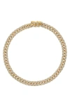 Bony Levy Pavé Diamond Curb Chain Bracelet In 18k Yellow Gold/diamond