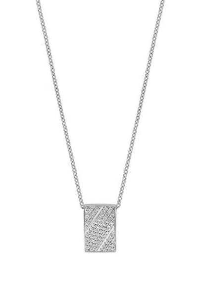 Bony Levy Pavé Diamond Pendant Necklace In Metallic