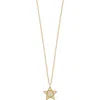 Bony Levy Pavé Diamond Star Pendant Necklace In 18k Yellow Gold