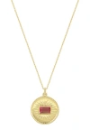 Bony Levy Blc Pendant Necklace In Gold