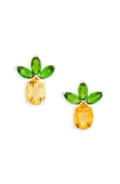 Bony Levy Pineapple Stud Earrings In 14k Yellow Gold