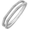 Bony Levy Prism Diamond Band Ring In Metallic
