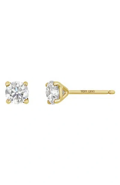 Bony Levy Prong Diamond Stud Earrings In Gold