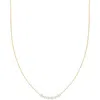 Bony Levy Rita 18k Yellow Gold Diamond Bar Necklace In Gold