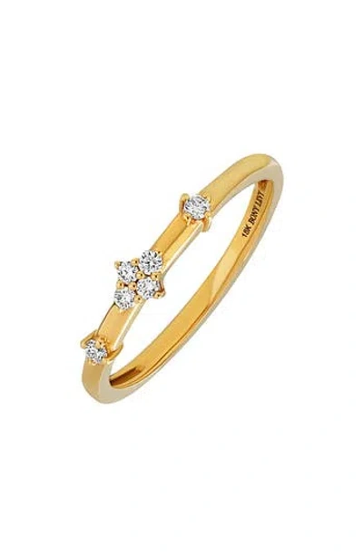 Bony Levy Rita 18k Yellow Gold Diamond Stackable Ring