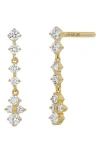 Bony Levy Rita Diamond Linear Drop Earrings In Gold