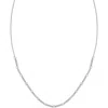 Bony Levy Rita Diamond Tennis Necklace In Metallic