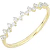 Bony Levy Rita Stackable Diamond Ring In Yellow Gold/diamond