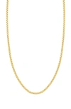 Bony Levy Rounded Box Chain Necklace In 14k Yellow Gold