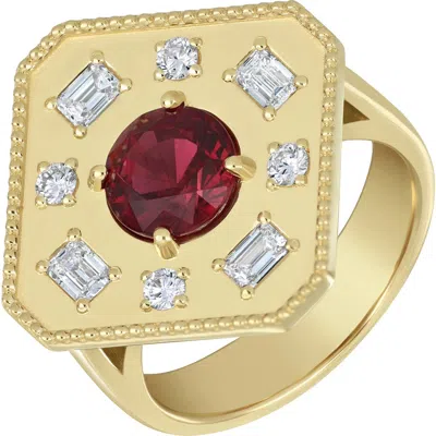 Bony Levy Ruby & Diamond Statement Ring In Gold