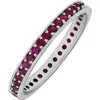 Bony Levy Ruby Eternity Band Ring In 18k White Gold