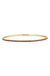 Bony Levy Ruby Flex Tennis Bracelet In 18kyg