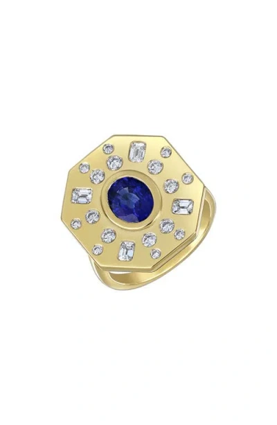 Bony Levy Sapphire & Diamond Statement Ring In Gold
