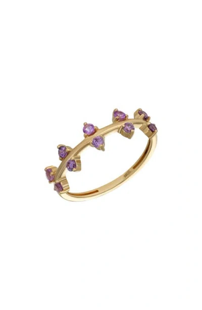 Bony Levy Semiprecious Stone Stacking Ring In Gold