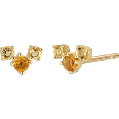 Bony Levy Semiprecous Stone 14k Gold Stud Earrings