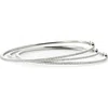Bony Levy Skinny Stackable Diamond Bangle In 18k White Gold