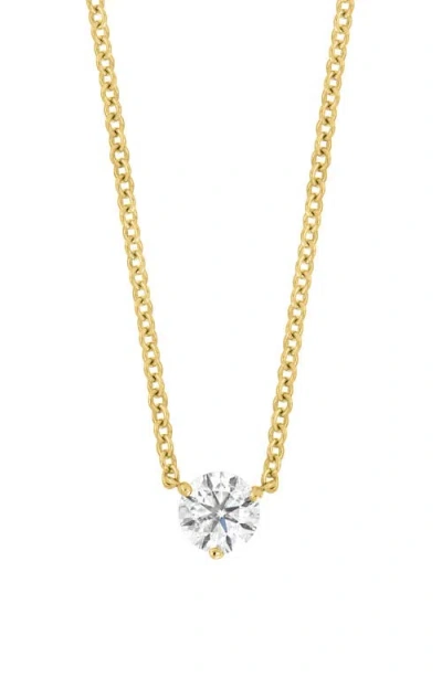Bony Levy Solitaire Diamond Pendant Necklace In 18k Yellow Gold
