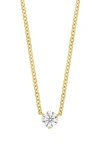 BONY LEVY BONY LEVY SOLITAIRE DIAMOND PENDANT NECKLACE