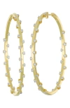 Bony Levy Solstice Diamond Hoop Earrings In Gold