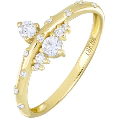 Bony Levy Solstice Diamond Stacking Ring In Gold