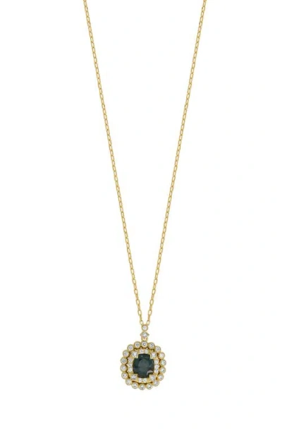 Bony Levy Spinel & Diamond Pendant Necklace In 18k Yellow Gold