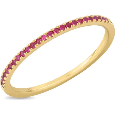 BONY LEVY BONY LEVY STACKABLE RUBY RING