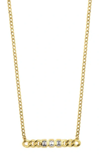 Bony Levy Varda Diamond Bar Necklace In 18k Yellow Gold
