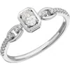Bony Levy Varda Diamond Chain Link Ring In 18k White Gold