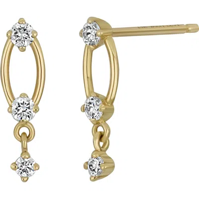 Bony Levy Varda Diamond Drop Earrings In Gold