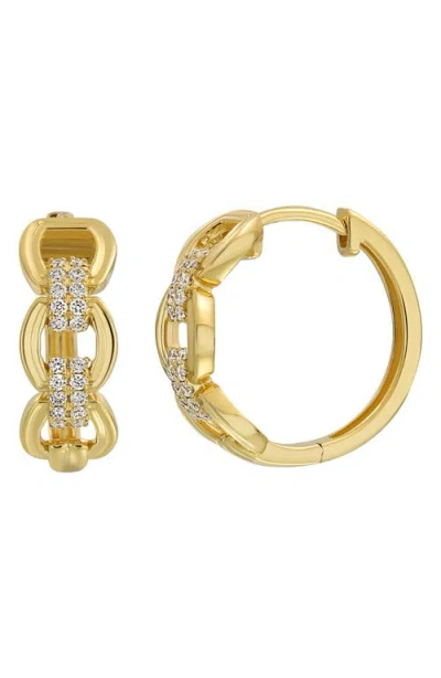 Bony Levy Varda Diamond Hoop Earrings In 18k Yellow Gold