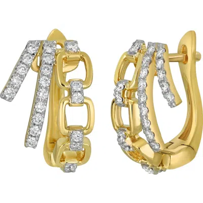 Bony Levy Varda Diamond Hoop Earrings In Gold