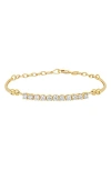 Bony Levy Varda Diamond Line Bracelet In Gold