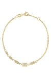 Bony Levy Varda Diamond Line Chain Bracelet In Gold