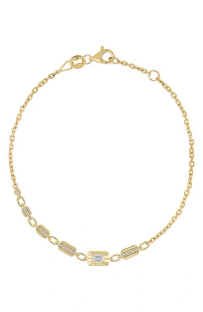 Bony Levy Varda Diamond Line Chain Bracelet In Gold