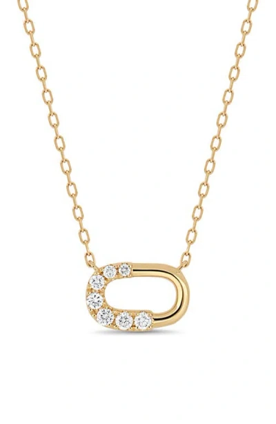 Bony Levy Varda Diamond Link Pendant Necklace In Gold