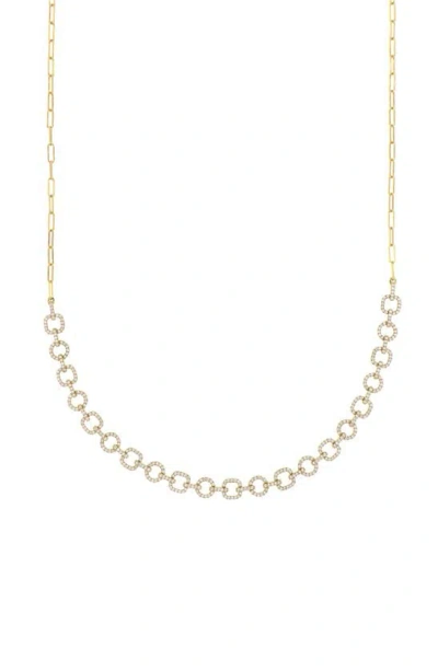 Bony Levy Varda Luxe Diamond Link Necklace In Gold