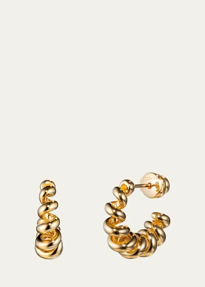 Boochier 18k Gold Slinkee Hoop Earrings